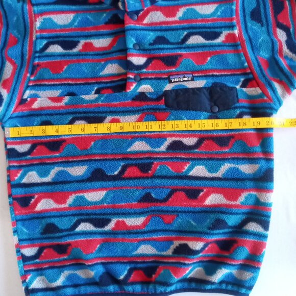 Patagonia Synchilla Snap-T Pullover Delta Navy Blue Fleece Size Small - Picture 4 of 8